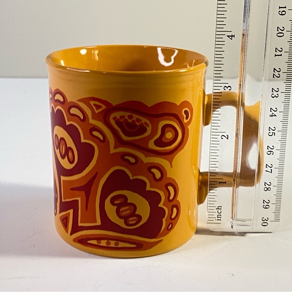 Staffordshire Potteries Simone Mirman Retro 70s Mug England - Picture 9 of 11